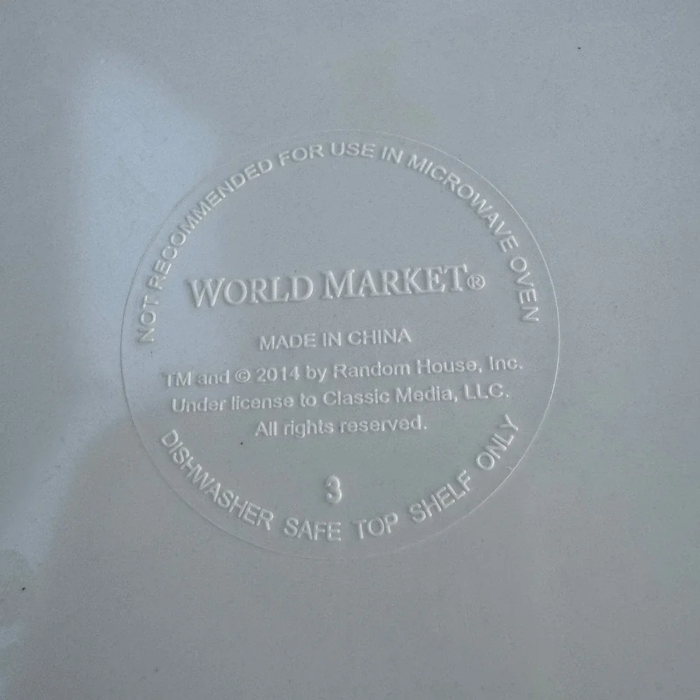 World Market Melamine Plates 9